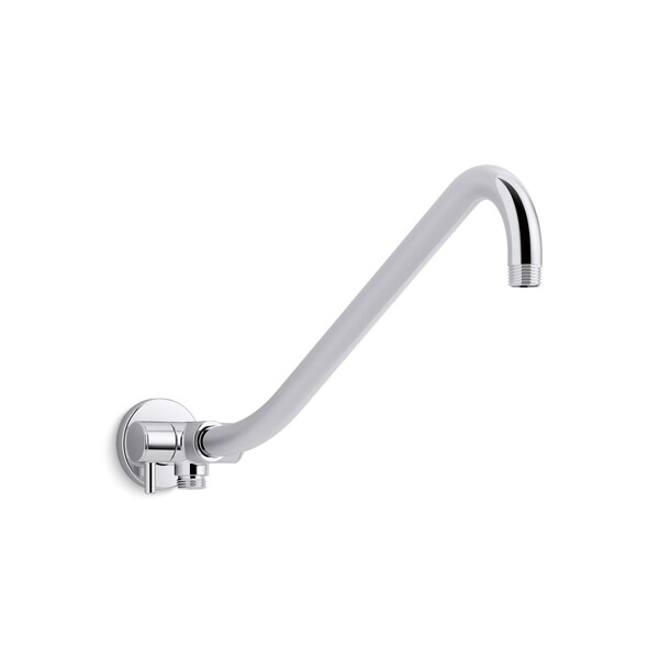 Gooseneck Rainhead Arm With 2-Way Diverter